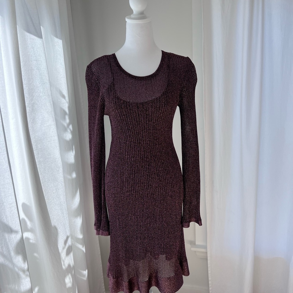 Missoni - amethyst metallic dress! Sz 44 IT
